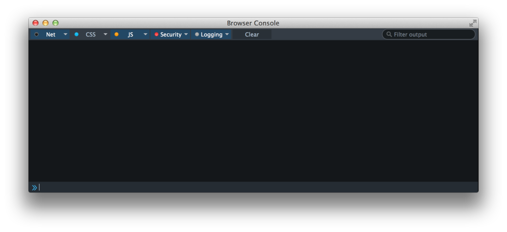 Firefox Browser Console