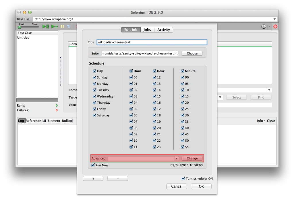 Scheduler-advanced